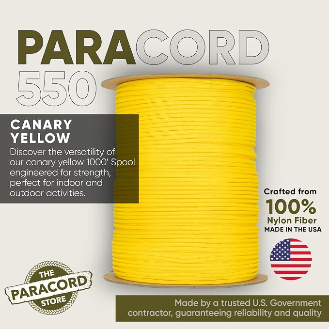 The Paracord Store | Type III 550 Paracord - 1000 FT Spool - Image 2