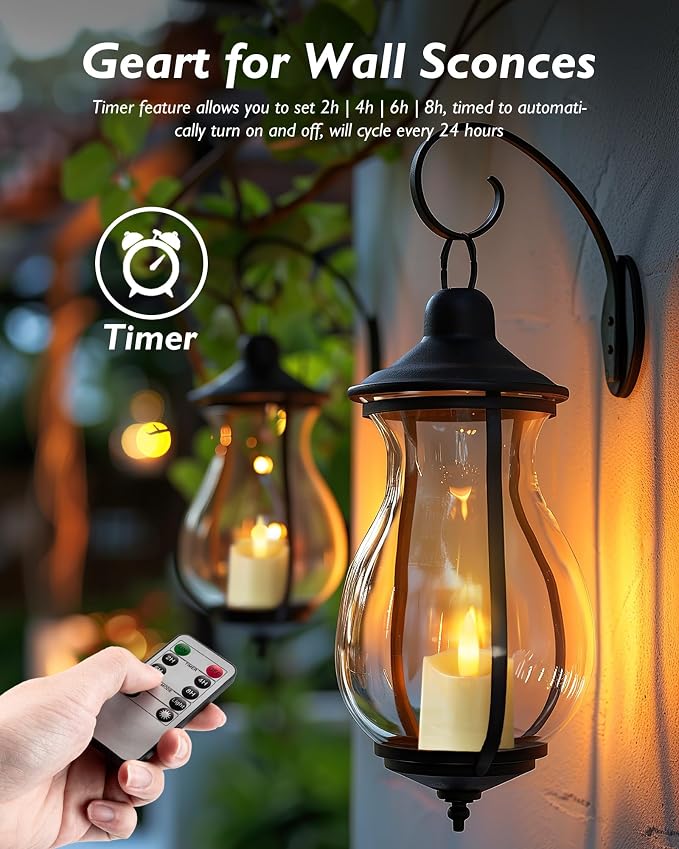 Homemory Rechargeable Flameless Candles, 2/4/6/8H Timer LED Votive Candles - Image 6