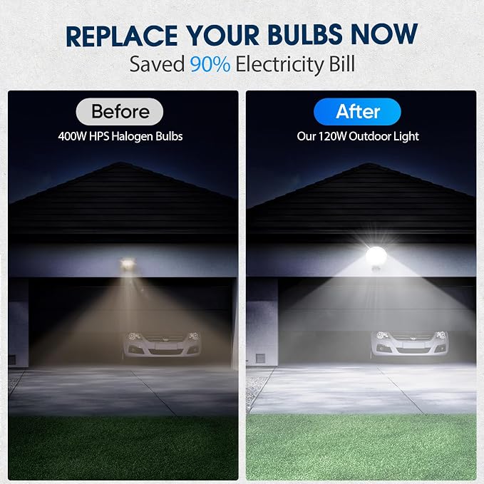 2 Pack LED Barn Light, 150W 21000LM Dusk to Dawn Outdoor Lighting, Yard Lights - Image 8