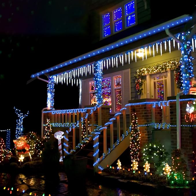 Solar Rope Lights, 2 Packs Total 132ft 400LED Solar String Lights, 8 Modes - Image 6