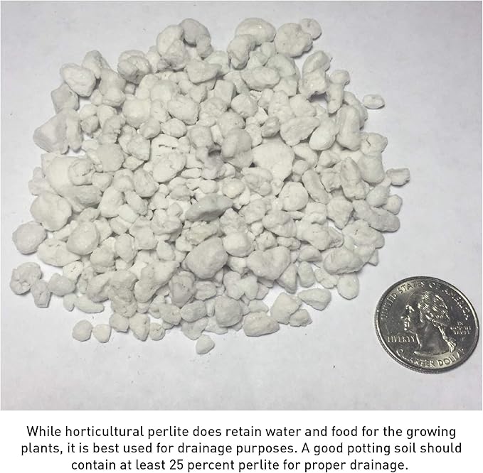 Supreme Horticulture Coarse Grade Perlite 4 Cubc Foot 113 Liters 120 Quarts - Indoor & Outdoor Use Coarse Grade