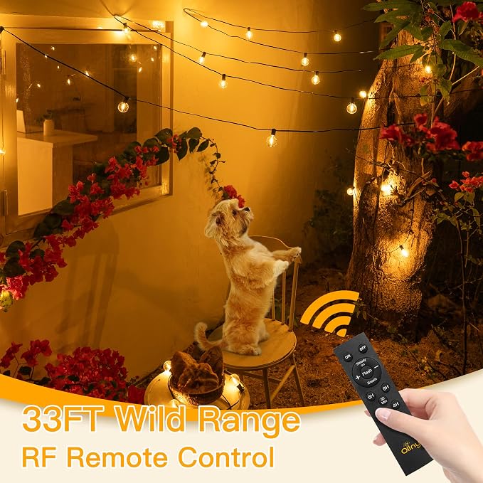 Ollny 60FT Solar Lights Outdoor, Waterproof Remote Control Dimmable Timers - Image 7
