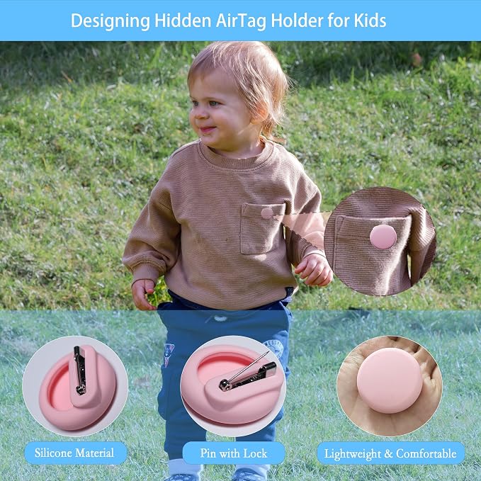 for Air Tag Holder for Kids, Hidden GPS Tracker Case - Image 2