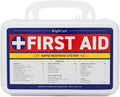 First Aid Kit - Wall Mount Back Option, 130 Pieces, Durable Hard Case - First by BrightCare