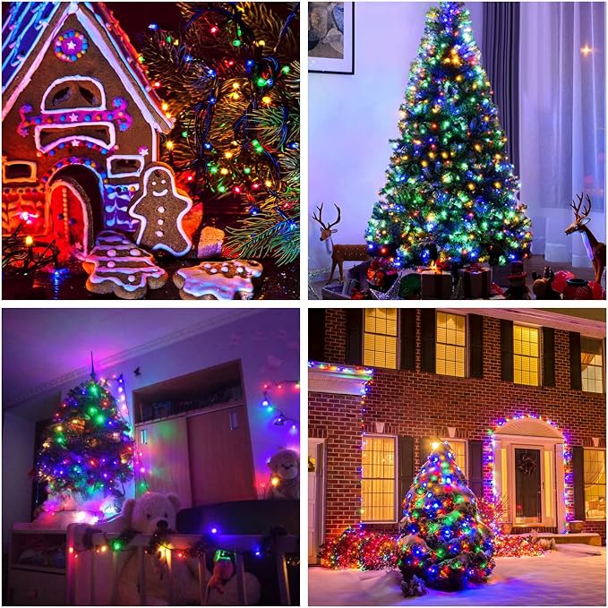 JMEXSUSS 300 LED Christmas Lights Outdoor Waterproof, 8 Modes Twinkle Fairy - Image 7