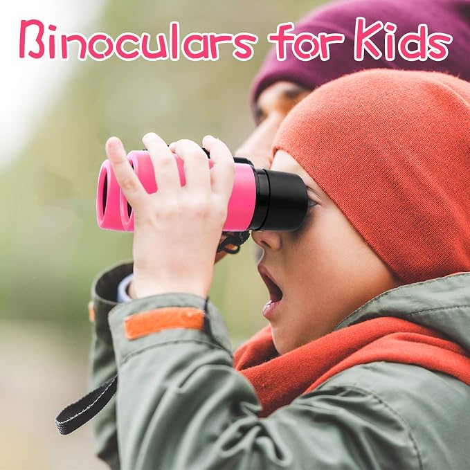 Scotamalone Kids Binoculars Shock Proof Toy Binoculars Set - Image 6