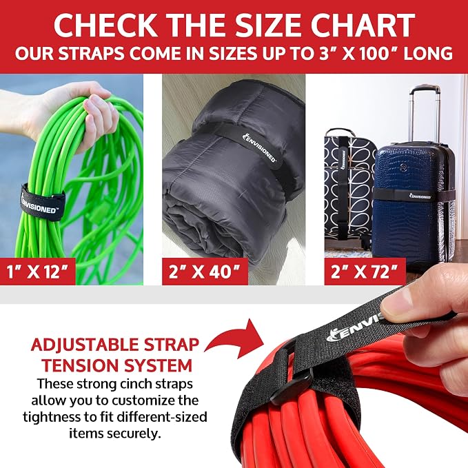 Reusable Cinch Straps 1.5" x 40" - Image 3