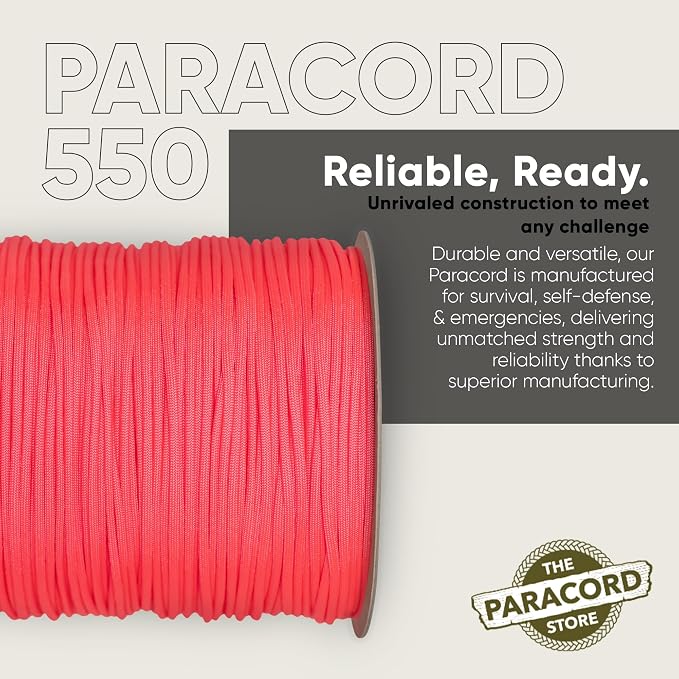 The Paracord Store | Type III 550 Paracord - 250 FT Spool - Image 3