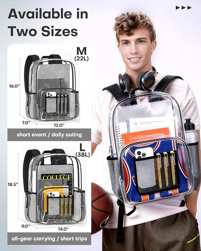 HOTOR Clear Backpack - Image 2