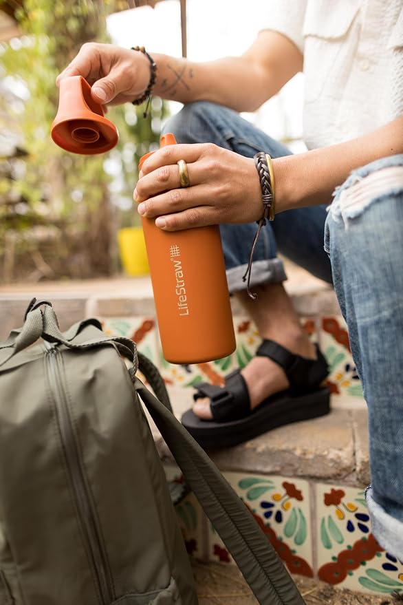 LifeStraw Go Series – Insulated Stainless Steel Water Filter Bottle - Image 6