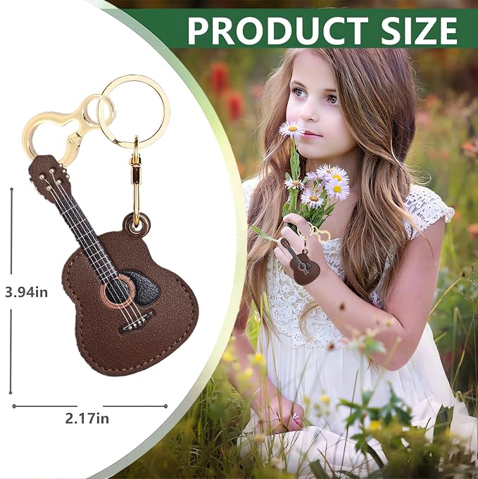 Leather Keychain Holder Case Compatible - Image 2