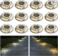addlon Solar Dock Lights Outdoor 12 Pack, 2 Color Modes LED Deck Marine by addlon