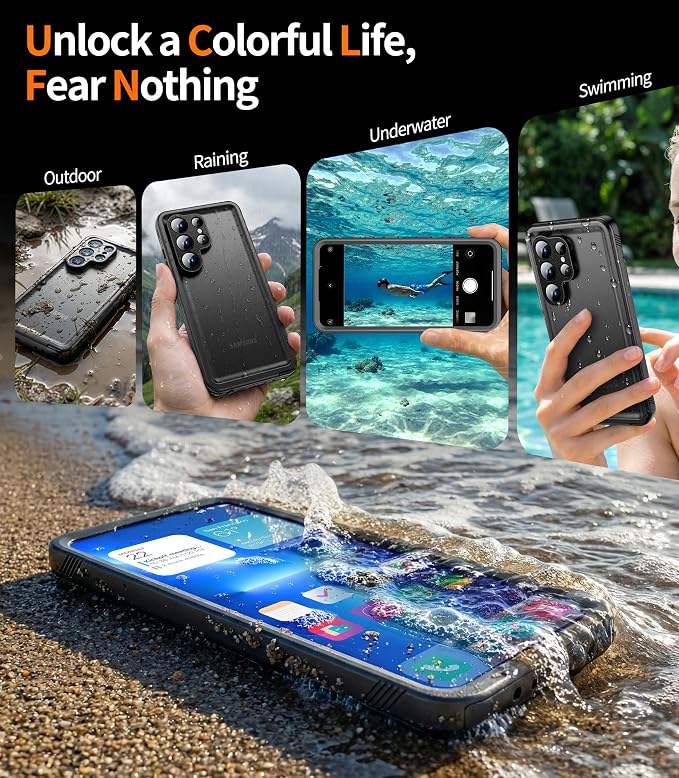 Cozycase Compatible with Waterproof iPhone 11 case, Built-in Screen Protector - Image 7