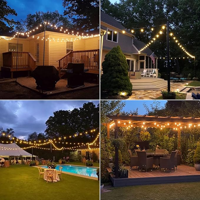 HISTAR 100FT White Outdoor String Lights - Image 7