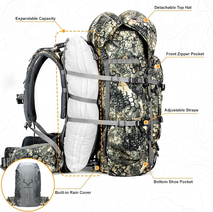 MOXULE Pro 2400 Camo Frame Backpack - Image 3