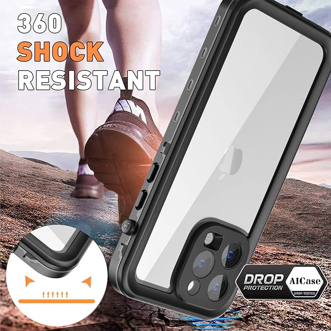 AICase for iPhone 14 Pro Case Waterproof, Compatible - Image 4