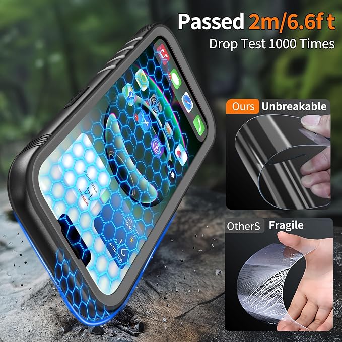 Cozycase Compatible with iPhone 14 Plus Waterproof Case - Image 4