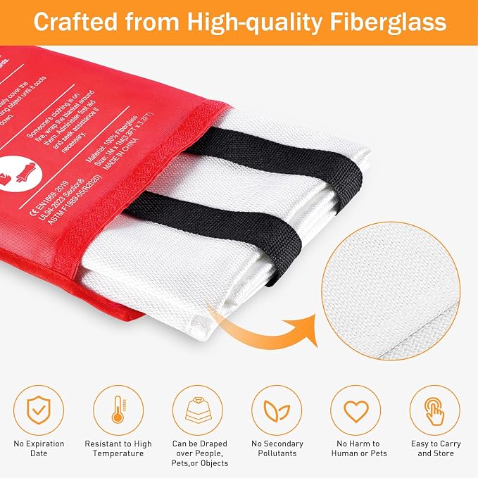 Emergency Fire Blanket for Camping Grill - Image 6