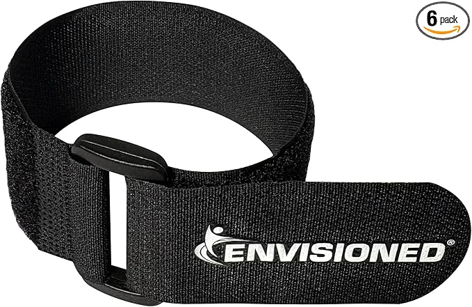 Reusable Cinch Straps 1.5" x 60" by ENVISIONED