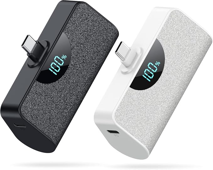 Mini Portable Charger 5200mAh Power Bank, 3A PD USB C Cell Phone Portable Power by Swyop