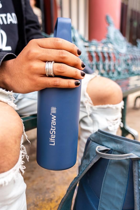 LifeStraw Go Series – Insulated Stainless Steel Water Filter Bottle - Image 8