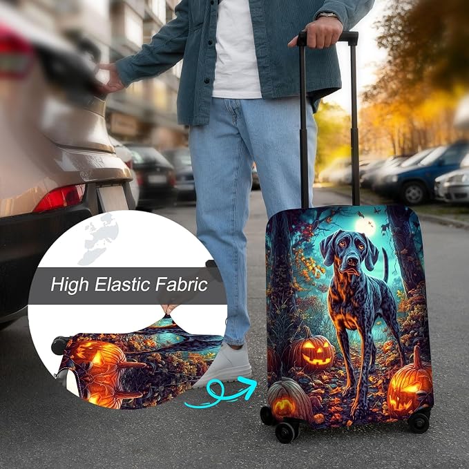 Luggage Cover Protector for 26-28 Inch Suitcases, TSA Approved Elastic Travel - Image 4