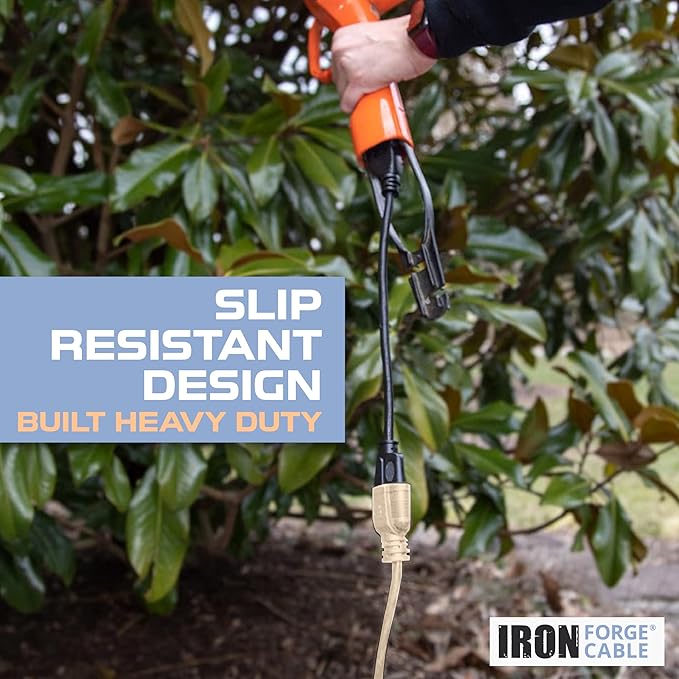 Iron Forge Cable Weatherproof 100 Ft Outdoor Extension Cord - Image 4