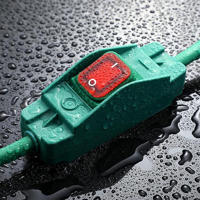 Outdoor Waterproof On/Off Switch Extension Cord, Heavy Duty 125v/250v SJTW Cord - Image 3