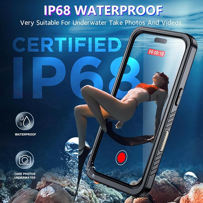 2025 New Designed for iPhone 16 Pro Max Case Waterproof, Phone Case 6.9" - Image 3