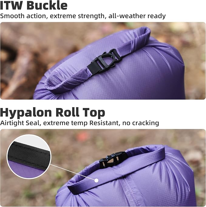 Thous Winds Heavy Duty Waterproof Dry Bag, 24L/36L Large Capacity Roll Top Dry - Image 5