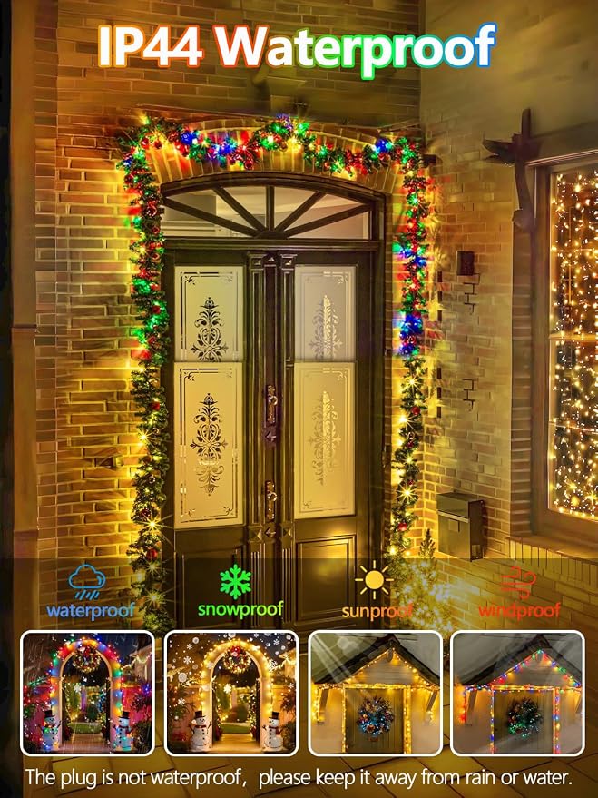 1000 LED 330 FT Color Changing Christmas Lights - Image 4