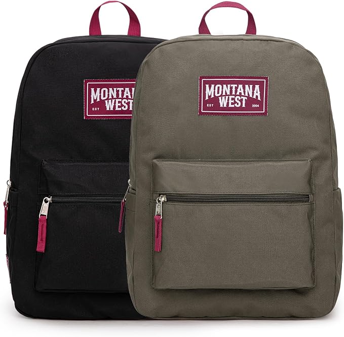 Montana West Backpack for Women Men 2 PCS Lightweight College Bookbags Casual by THEOFFICIALMONTANAWEST