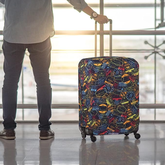 Explore Land Travel Luggage Cover Suitcase Protector Fits 18-22 Inch Case - Image 6