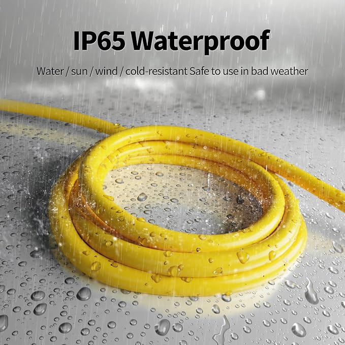 POWGRN 50 Ft 10AWG Outdoor Extension Cord Waterproof Heavy Duty 10 Gauge 3 Prong - Image 4
