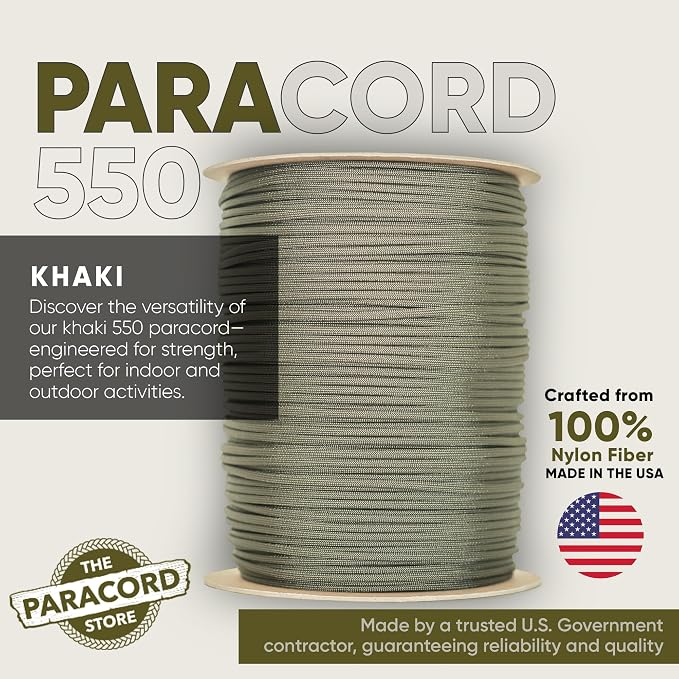 The Paracord Store | Type III 550 Paracord - 1000 FT Spool - Image 2