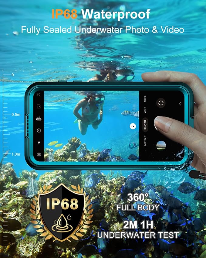 for Samsung Galaxy S25+ Plus Waterproof Case, Magnetic Heavy Duty Military - Image 3