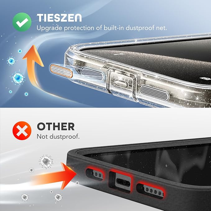 TIESZEN for iPhone 15 Pro Max Case, Compatible - Image 4