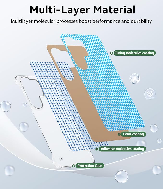 GRECAZO Slim Borderless for Samsung Galaxy S26 Phone Case 6.3" Ultra-Thin - Image 5