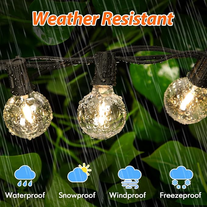 200FT LED Outdoor String Lights - Image 5