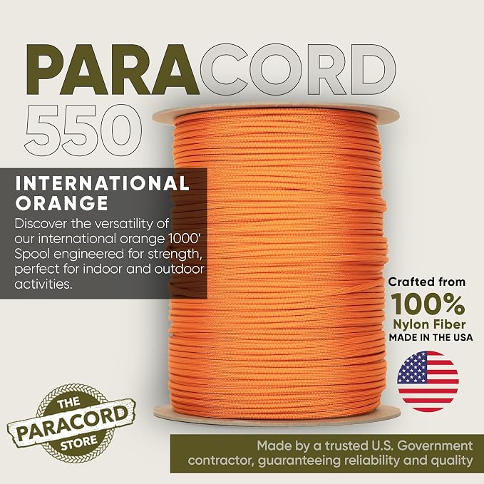 The Paracord Store | Type III 550 Paracord - 250 FT Spool - Image 2
