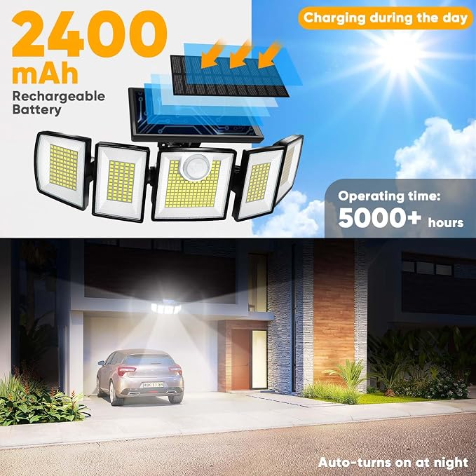 MDCMDCM Solar Lights Outdoor - Image 3