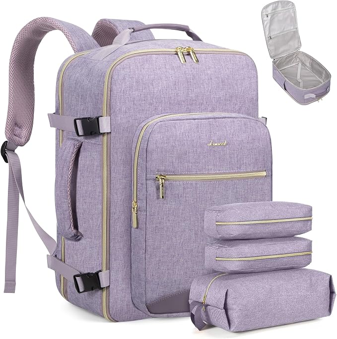 LOVEVOOK Travel Backpack for Women & Men 40L, Airline Approved Carry On by LOVEVOOK