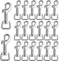 Swivel Snap Hooks, Lucky Goddness 20pcs Metal Heavy Duty Square Eye Clasp by LuckyGoddness