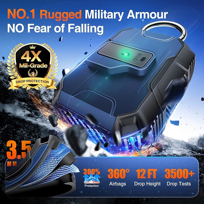 Armoured Heavy Duty for AirPods Pro3 Generation Case - Image 2