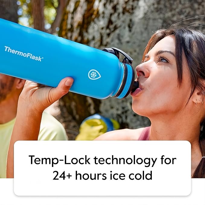 ThermoFlask Stainless Steel Water Bottles 2-Pack - Image 3