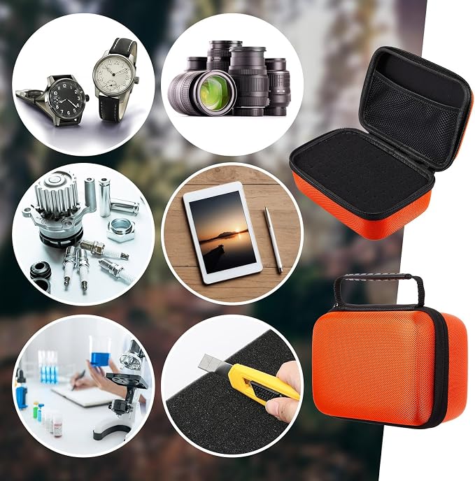 Relaxweex EVA Hard Case with Customizable Foam 7.8 x 6.3 x 3.5 Inch Protective - Image 5