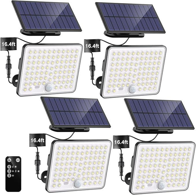 nipify 4 Pack Outdoor Solar Light by Nipify