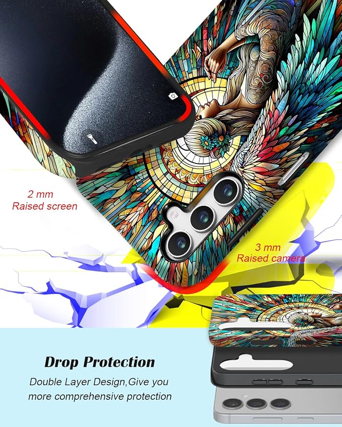 Compatible for Samsung Galaxy S26 Ultra 5G Case, Dual Layer Heavy Duty 2 in 1 - Image 3