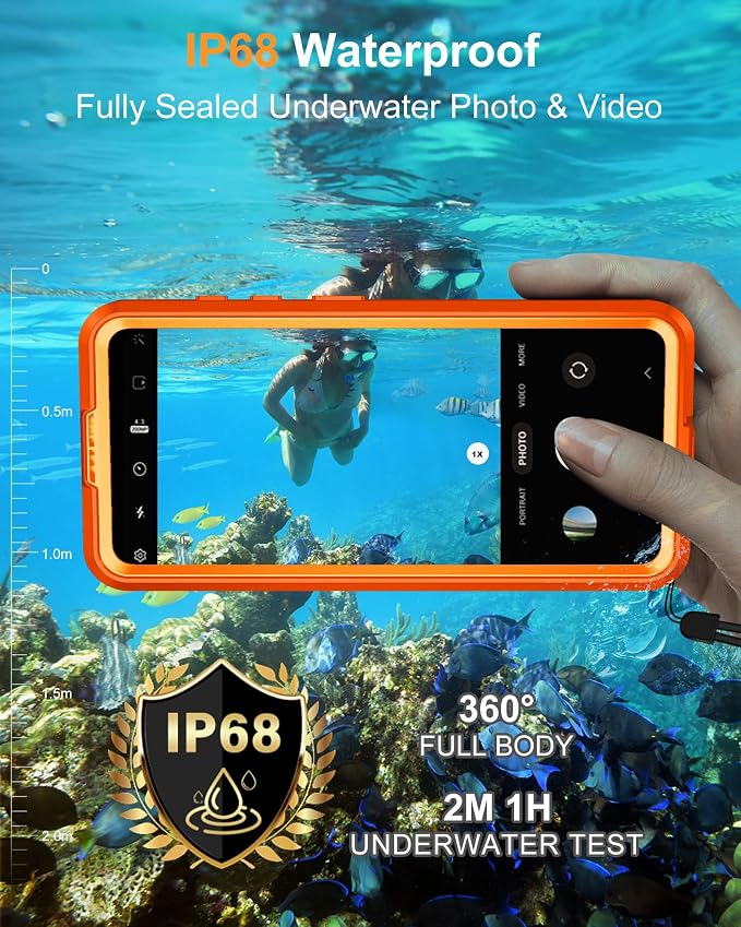 for Samsung Galaxy S26 Waterproof Case, Magnetic Heavy Duty Military Grade - Image 3