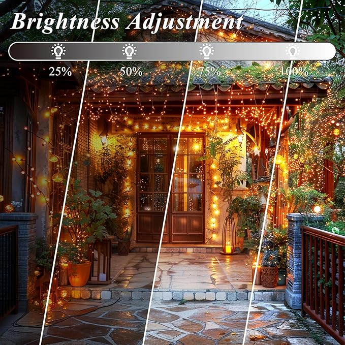 LitHome 164Ft 500 LED Color Changing Christmas String Lights, 35 Colors 9 Modes - Image 5